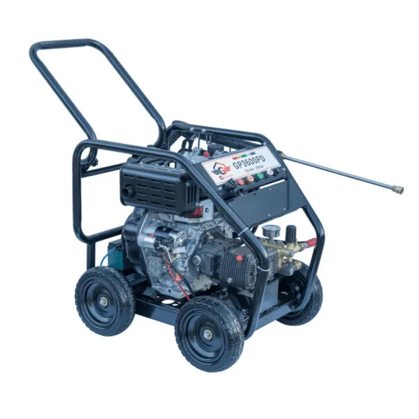 Gaspper GP3600PD Dieselový vysokotlaký čistič, s motorem Peggas 186F A, 8.9 HP, 248 bar/3 600 PSI