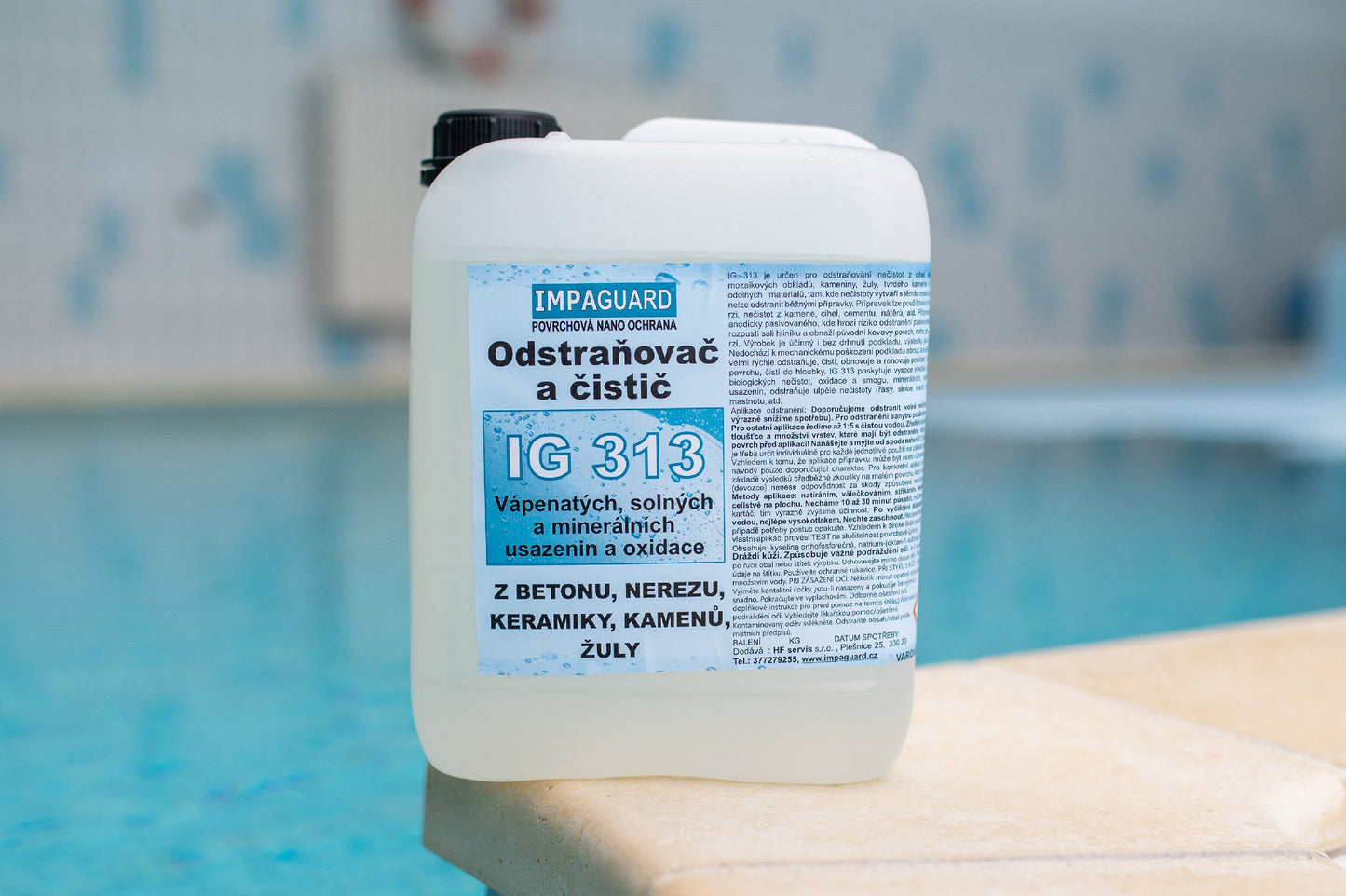 Odstraňovač minerálních usazenin s vůní - koncentrát - IG 313