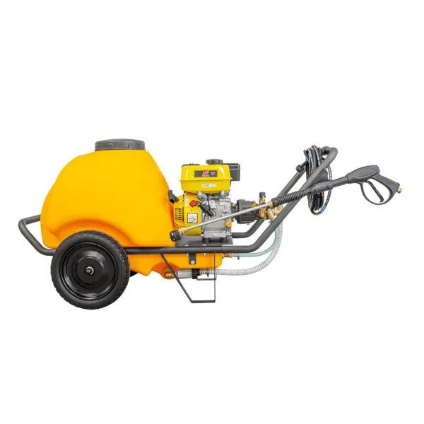 Gaspper GF120 benzínový vysokotlaký čistič s nádrží na vodu 120 L, s motorem Peggas, 5.2 HP, 220 bar/3.200 PSI