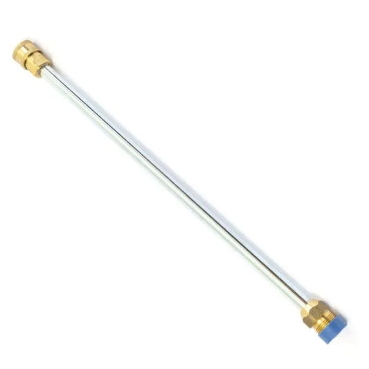 Prodlužovací nástavec z nerezové oceli 40cm, vstup M22x1.5 samice, výstup 1/4“- Quick connect samec