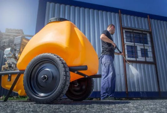 Gaspper GF120 benzínový vysokotlaký čistič s nádrží na vodu 120 L, s motorem Peggas, 5.2 HP, 220 bar/3.200 PSI