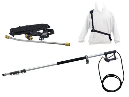 Hliníkový teleskopický nástavec 540 cm, 290 bar vstup 3/8" QC- samec, výstup / 3/8" QC- samice