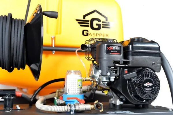Premium benzínový vysokotlakový čistič GP500, s motorem Briggs&Stratton, 6.5 HP, 3200 PSI/ 220 bar, s nádrží na vodu 500L