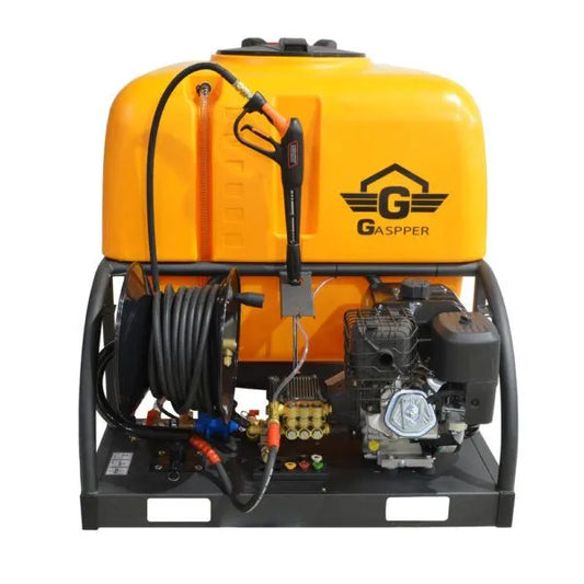 Premium benzínový vysokotlakový čistič GP1000, s motorem Briggs&Stratton, 6.5 HP, 3200 PSI/ 220 bar, s nádrží na vodu 1000L