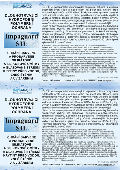 Impaguard SIL - ochrana silikonových a silikátových fasádních systémů