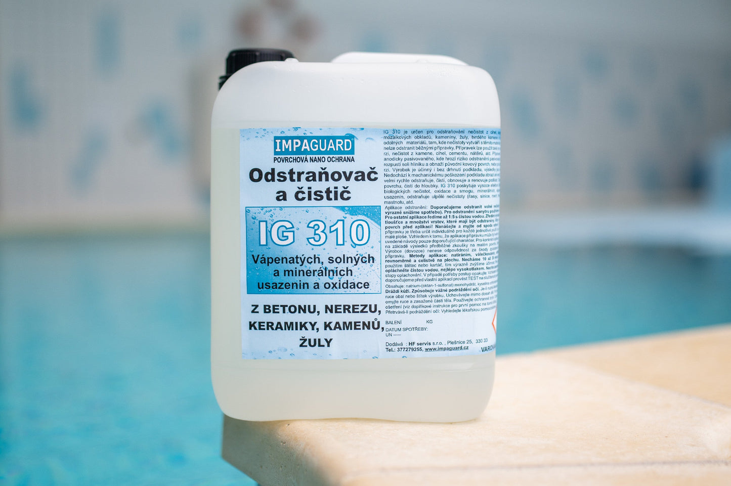 Silný a rychlý čistič usazenin - koncentrát - IG 310