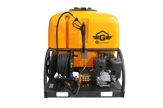 Premium benzínový vysokotlakový čistič GP1000, s motorem Briggs&Stratton, 13 HP, 4000 PSI/ 275 bar, s nádrží na vodu 1000L