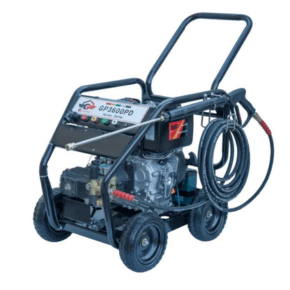 Gaspper GP3600PD Dieselový vysokotlaký čistič, s motorem Peggas 186F A, 8.9 HP, 248 bar/3 600 PSI