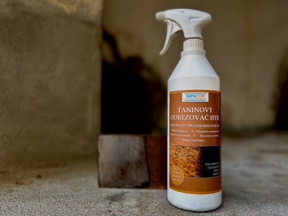 Taninový odrezovač HTR - hloubkový transformátor rzi ve spreji