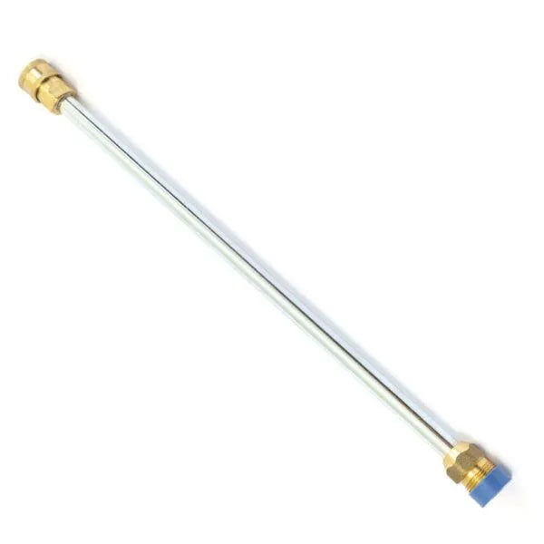 Prodlužovací nástavec z nerezové oceli 40cm, vstup M22x1.5 samice, výstup 1/4“- Quick connect samec