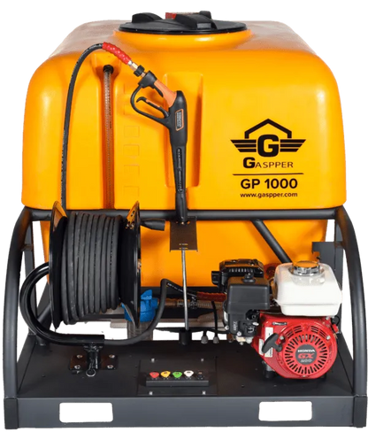 Premium benzínový vysokotlakový čistič GP1000, s motorem Honda, 6.5 HP, 3200 PSI/ 220 bar, s nádrží na vodu 1000L