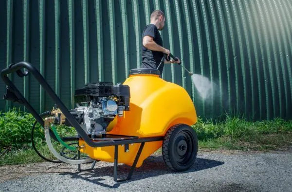 Gaspper GF120 benzínový vysokotlaký čistič s nádrží na vodu 120 L, s motorem Peggas, 5.2 HP, 220 bar/3.200 PSI