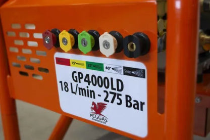 Gaspper GP4000LD benzínový vysokotlaký čistič, s motorem Peggas, 13.5 HP, 275 bar/4 000 PSI