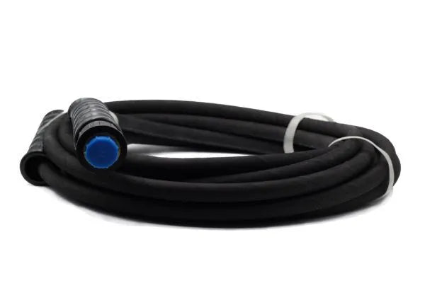 Vysokotlaká gumová hadice, připojení: 1/4″ M22x1,5-F1/4″, max. tlak 275 bar, vstupní teplota max. 60°C