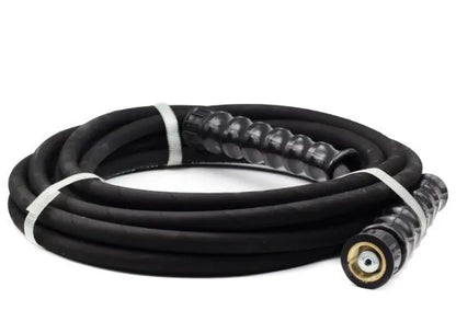 Vysokotlaká gumová hadice, připojení: 1/4″ M22x1,5-F1/4″, max. tlak 275 bar, vstupní teplota max. 60°C