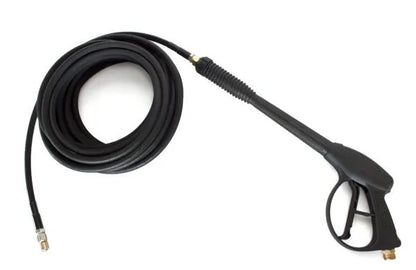 Gumová hadice na čištění kanalizací připojení: 1/4″ M22x1,5-F1/4″, max. tlak 275 bar, vstupní teplota max. 60°C