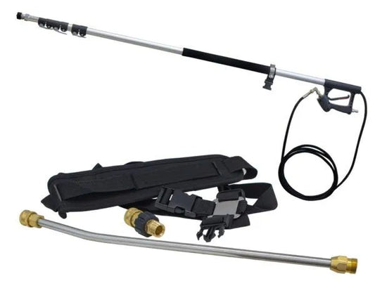 Hliníkový teleskopický nástavec 540 cm, 290 bar vstup 3/8" QC- samec, výstup / 3/8" QC- samice