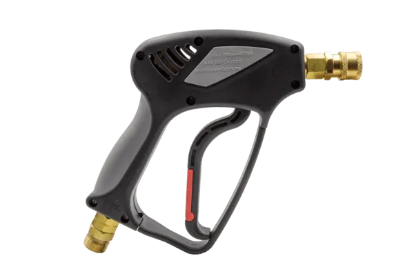 Vysokotlaká pistole krátká, se vstupem M22x1,5, výstup M / 1/4" QC - F