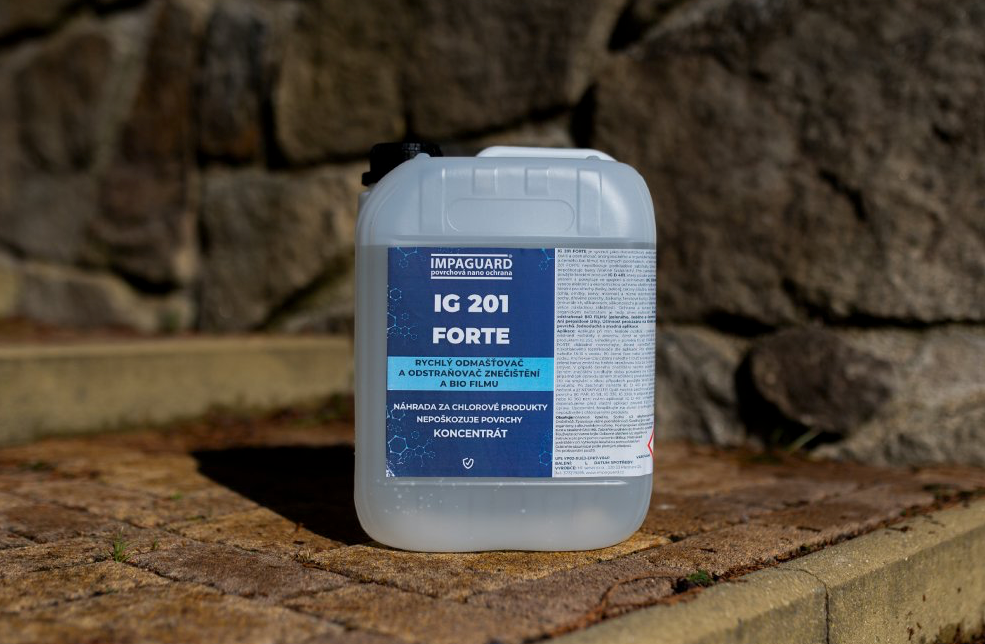 Impaguard 201 FORTE - Čistič a odstraňovač bio znečištění/biofilmu - BEZ OBSAHU CHLORU - koncentrát