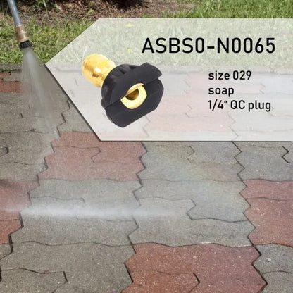 Sada trysek s různými úhly, vel. 040, připojení: 1/4" QC - M ( samec )